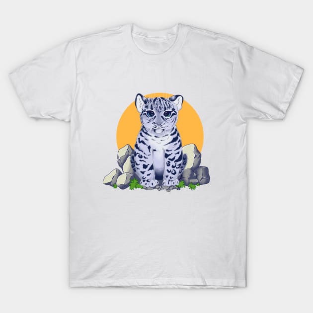 snow leopard T-Shirt by AkkiHell